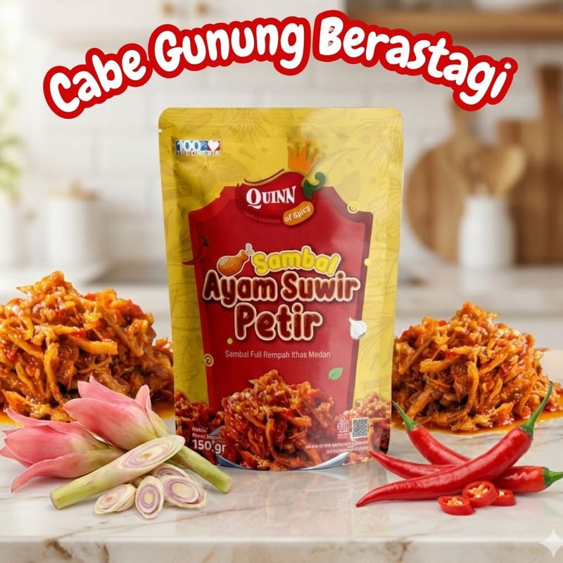 Sambal Ayam Suwir Petir (Pouch)